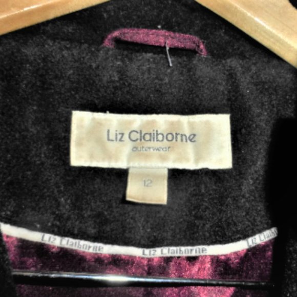 #M-4518 Liz Claiborne WOMAN'S COAT Sz 12 Woman's Jacket Wool Coat Vintage Coat - Picture 3 of 8